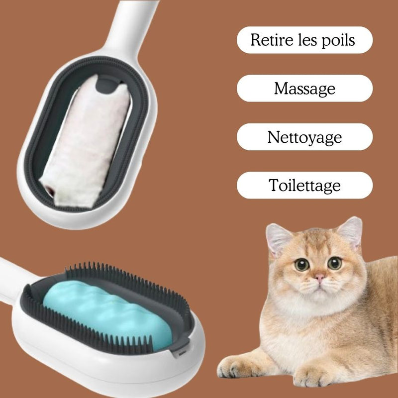 Brosse Ultime Anti-Poils pour Chat