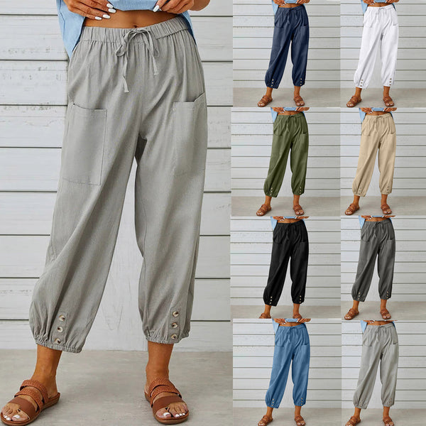 Thérèse™ 🔥Nouvelle arrivée Vente chaude 🔥 Pantalon ample droit à jambe large pour femmes